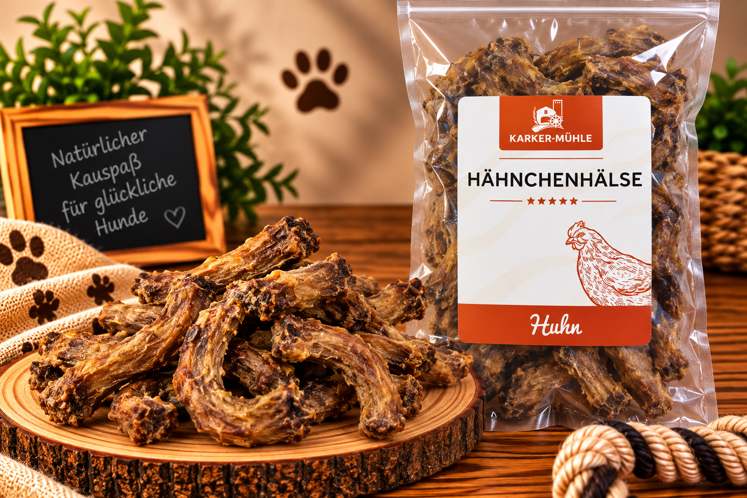 Hähnchenhälse