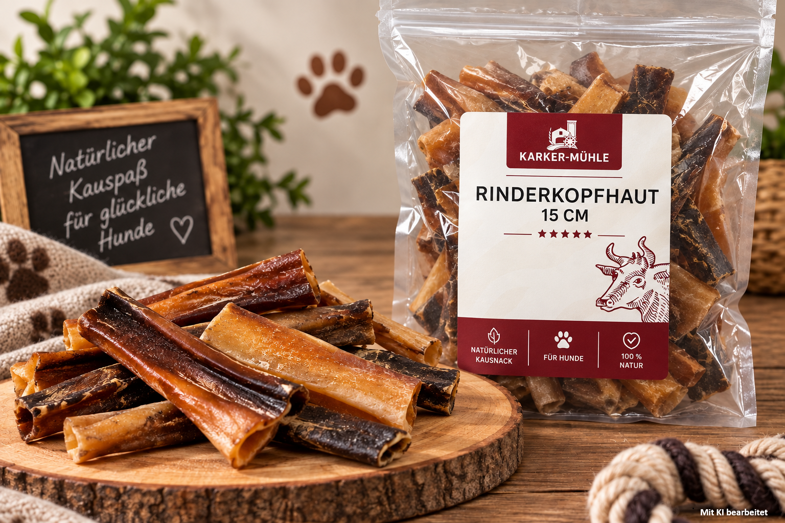 Rinderkopfhaut 15 cm 